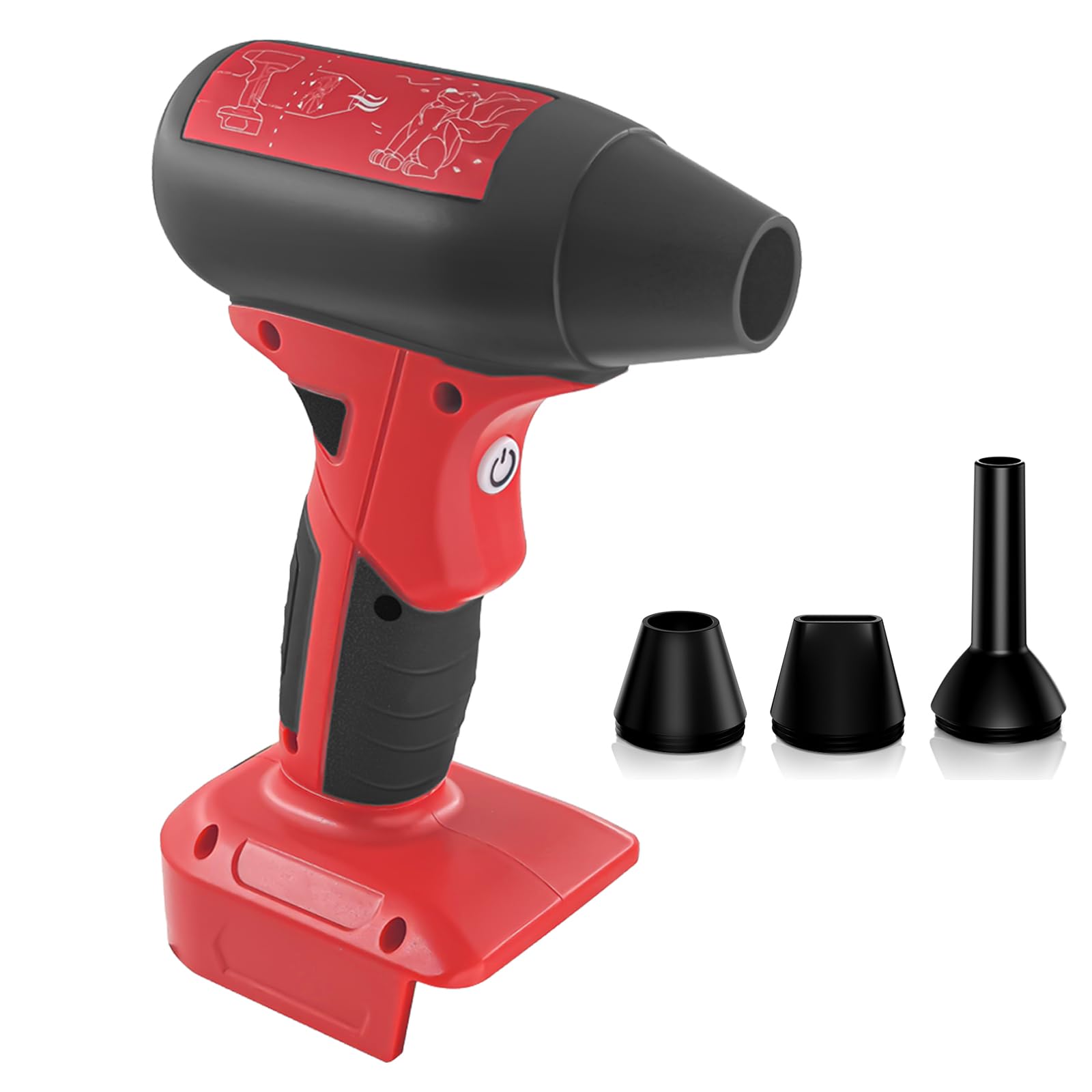 TPDL front view showing compact blower and ergonomic grip benefit fast handling