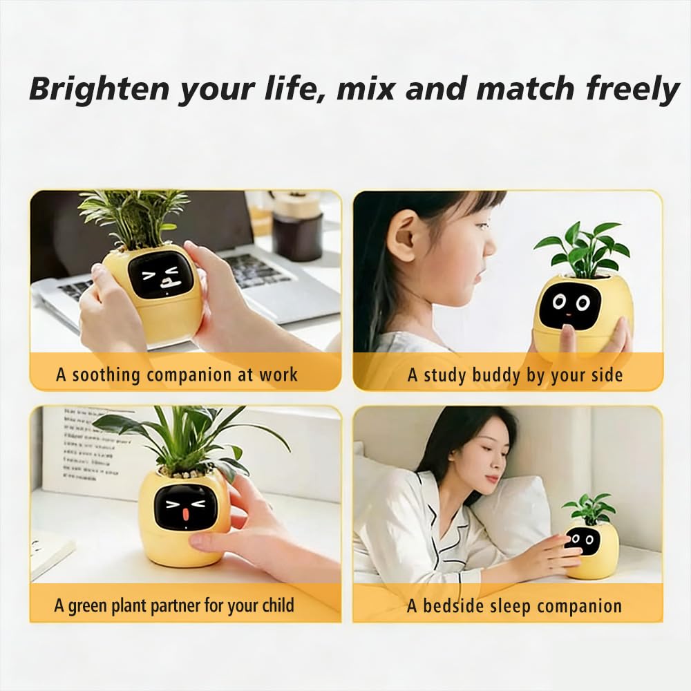 TPHRAVAL mobile app on phone screen connected to pot for remote monitoring