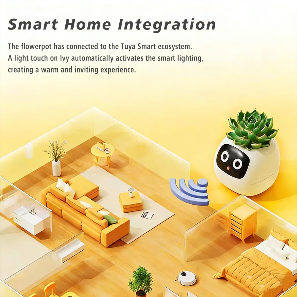 TPHRAVAL on bedroom nightstand offering nighttime companionship and reminders