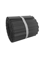 TPNEMGF front view of 8x20 ft metal edging showing clean black finish and length benefit