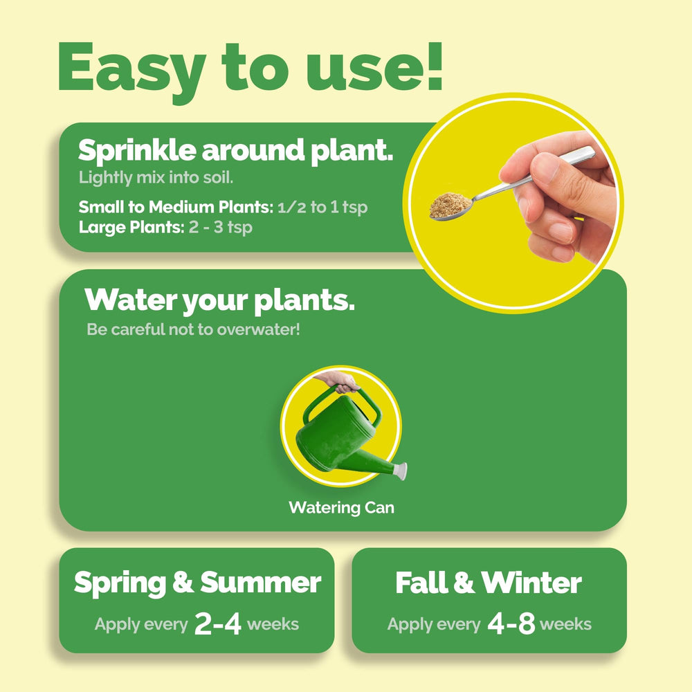 TPS NUTRIENTS granules spread across root zone promoting even uptake