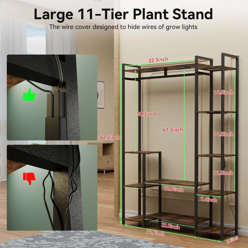 TQFLXUJO with multiple potted plants for scale, high capacity benefit