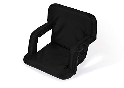 Trademark Innovations folded seat carried with backpack straps for hands-free transport