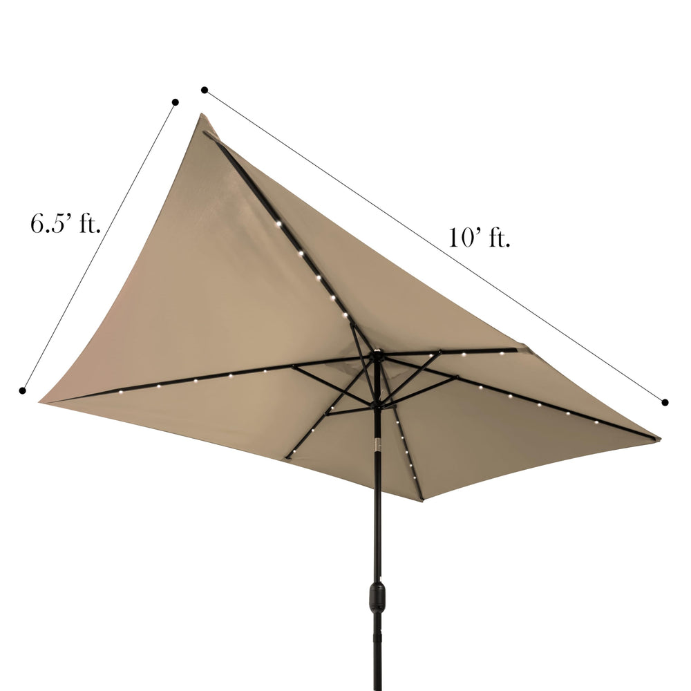 Trademark Innovations top-mounted square solar panel detail showing hands-free charging benefit