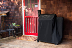 Traeger BAC503 with Pro 22 for size comparison showing neat coverage and compact fit