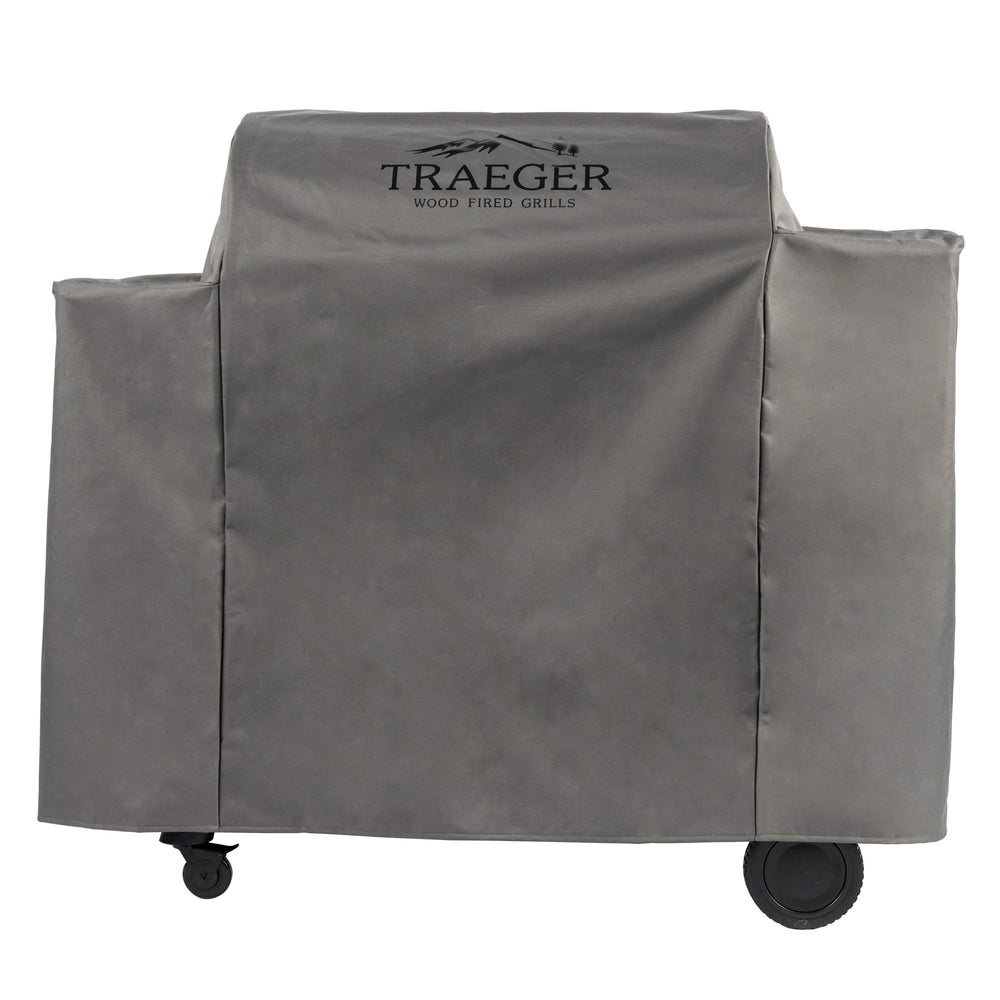Traeger BAC513 front view full cover protecting Ironwood 885, keeps grill clean