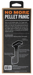 Traeger BAC523 mounted inside hopper with pellets, ensures continuous pellet tracking