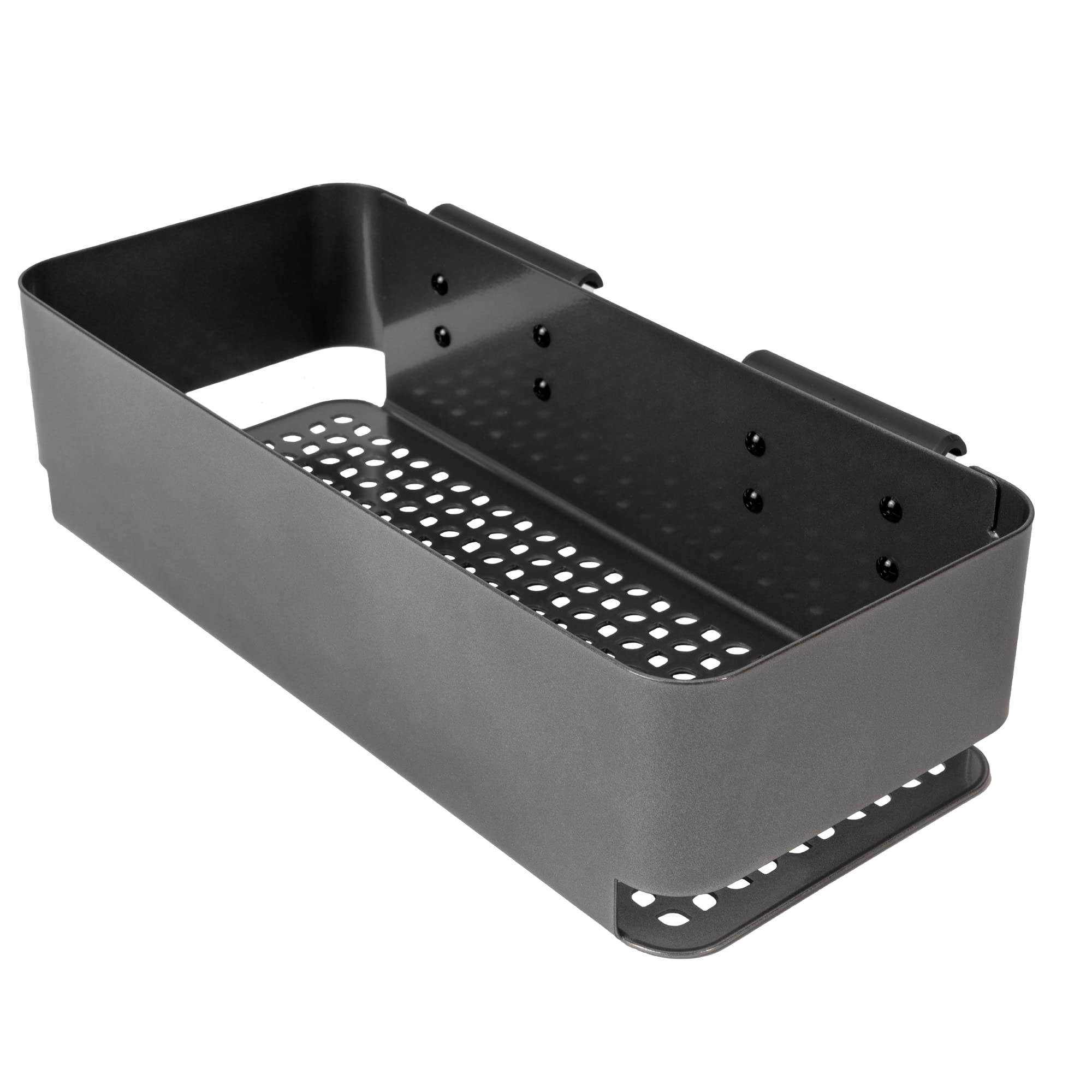 Traeger bin next to rub tins showing capacity to hold up to six tins