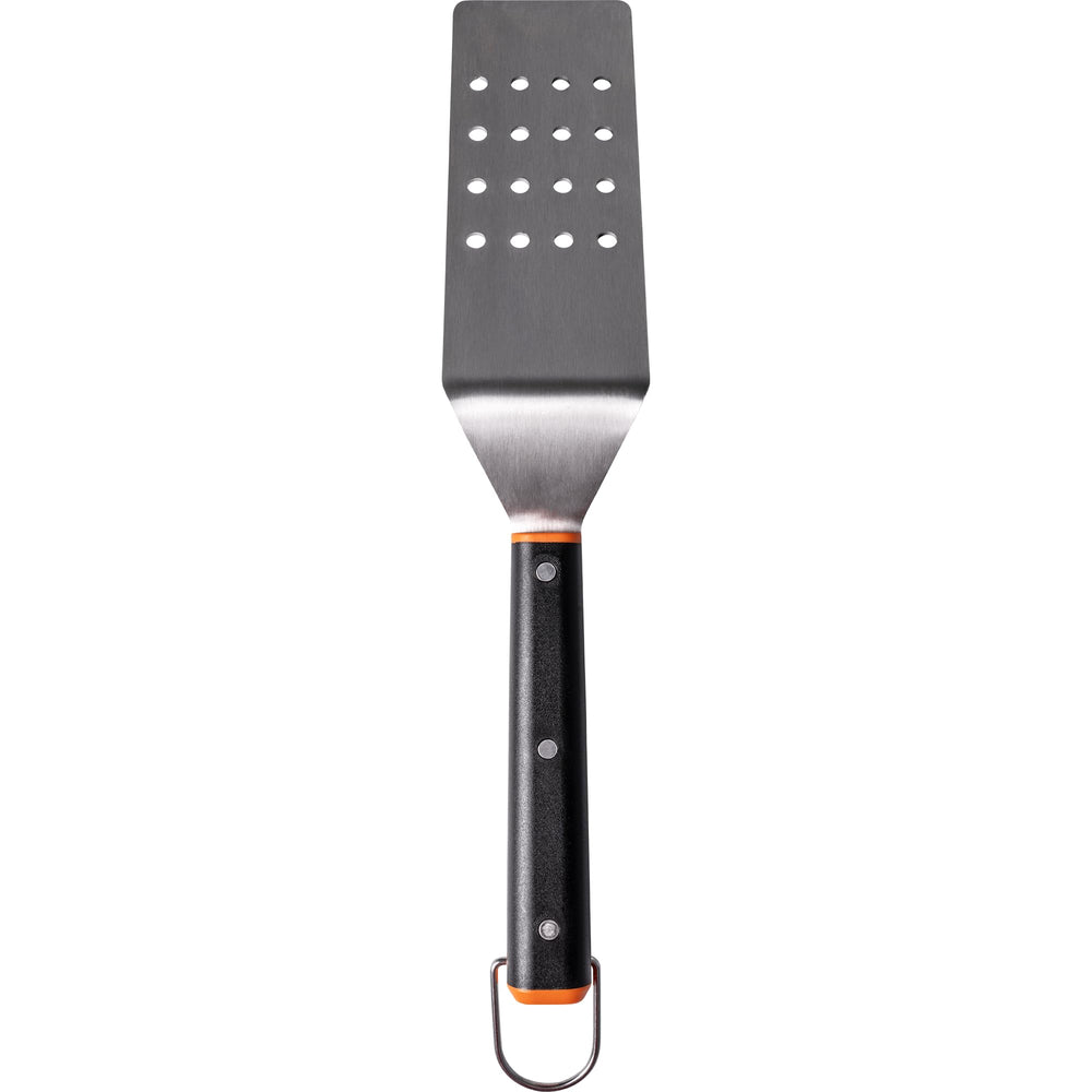 Traeger spatulas next to common utensils showing size and scale for kitchen fit