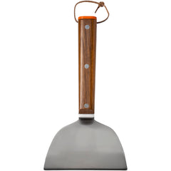 Traeger heavy-duty scraper detail showing edge for cleaning and chopping efficiency