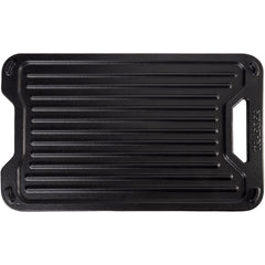 Traeger ModiFIRE griddle flat side cooking eggs and bacon for easy breakfast preparation