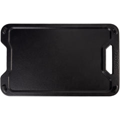 Traeger ModiFIRE cast iron griddle front view showing durable enamel finish and versatile cooking