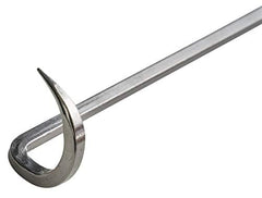 Traeger pig tail hook detail illustrating stainless steel strength and thin profile