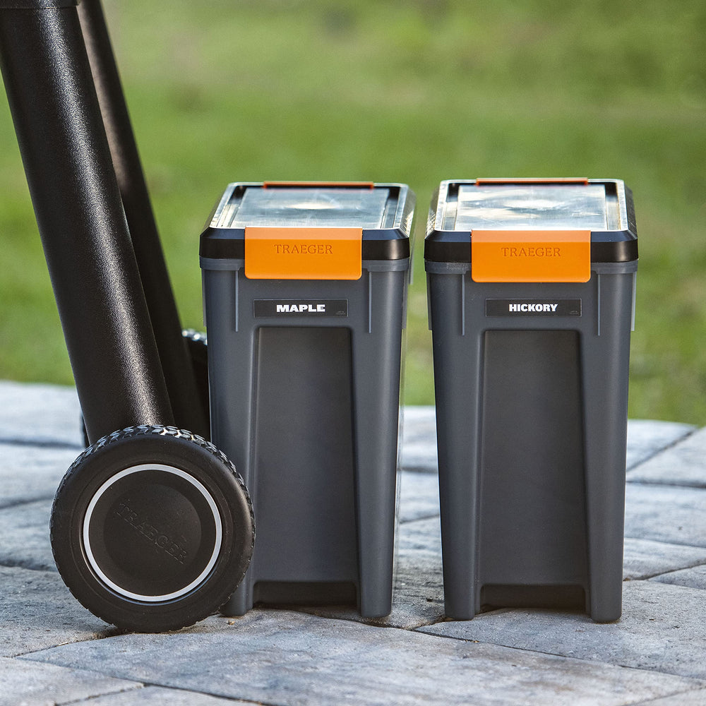 Traeger textured plastic close-up highlighting durable, wipe-clean surface