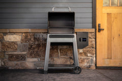 Traeger Westwood WiFIRE app on phone enabling remote grill control and monitoring