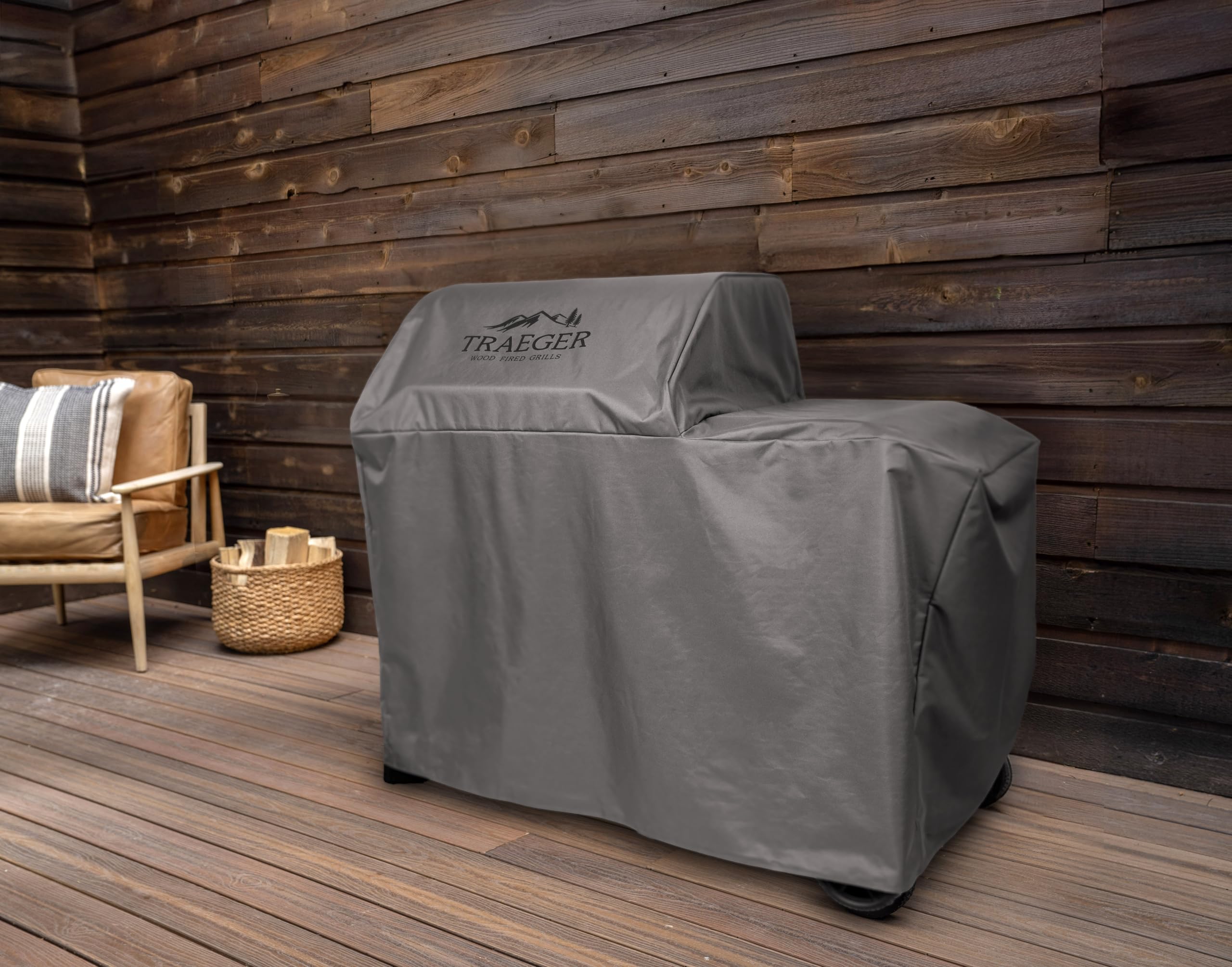 Traeger close-up of durable polyester fabric demonstrating abrasion resistance and longevity