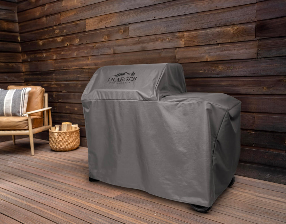 Traeger close-up of durable polyester fabric demonstrating abrasion resistance and longevity