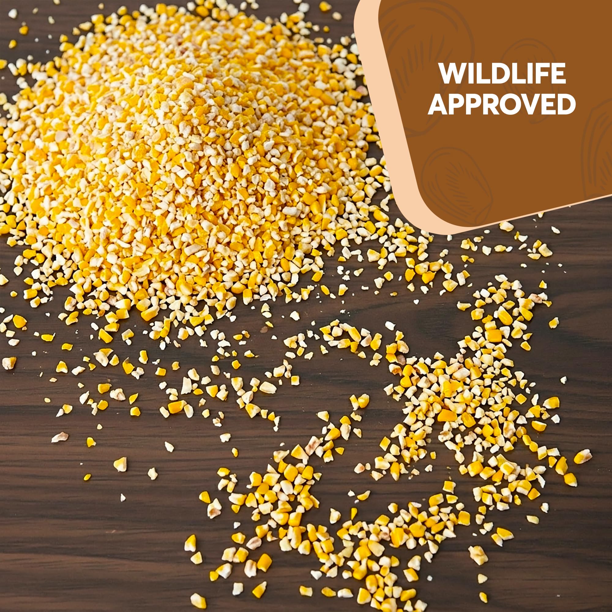 TRAILMARK NATURALS bag with a person for scale, showing 20 lb practical bulk size
