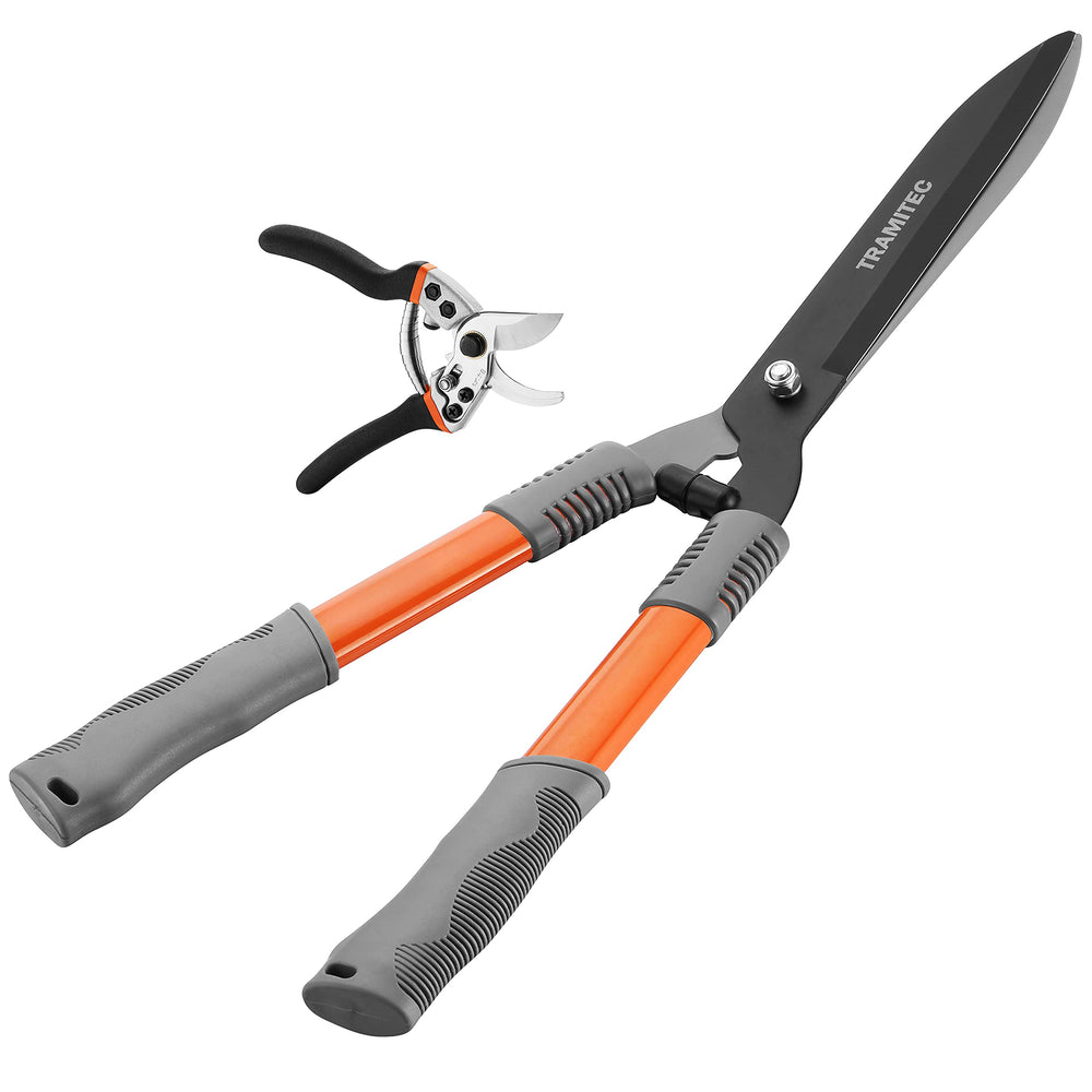 TRAMITEC front view of shears and pruner set showing complete kit benefit