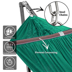 Tranquillo close-up of polyester weave highlighting breathability and comfort