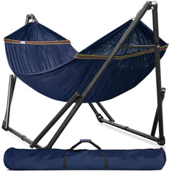 Tranquillo front packaging showing complete hammock set and convenience