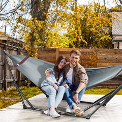 Tranquillo hammock front view with two-person seating and support