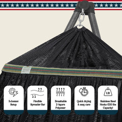 Tranquillo Uniki spreader bar detail showing stitched bars for stable lounging