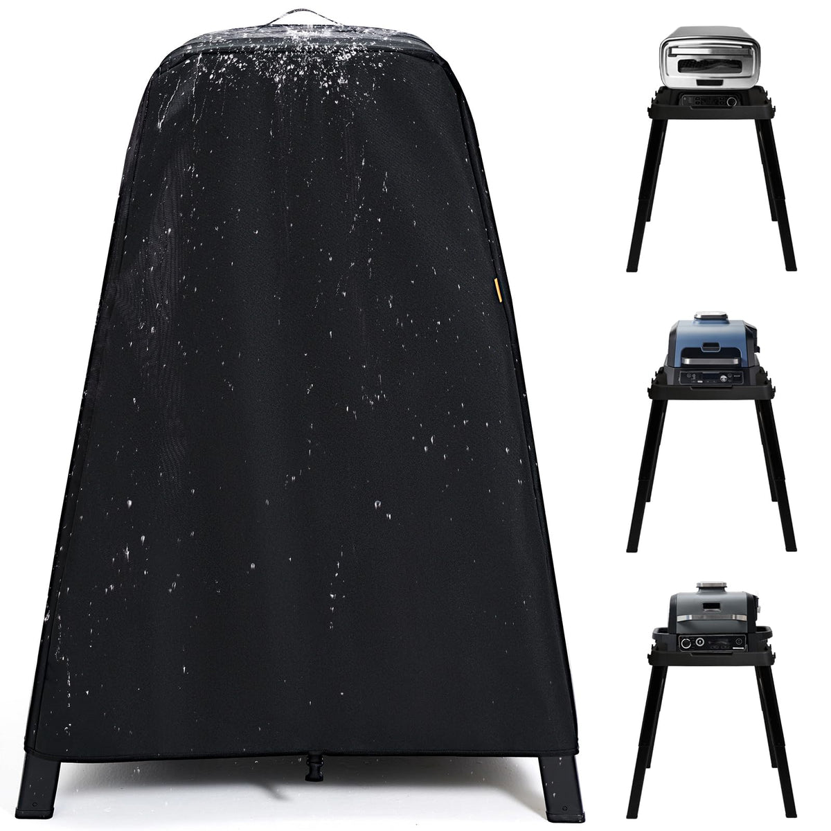 TRAVELIT front view on stand showing full coverage and protection