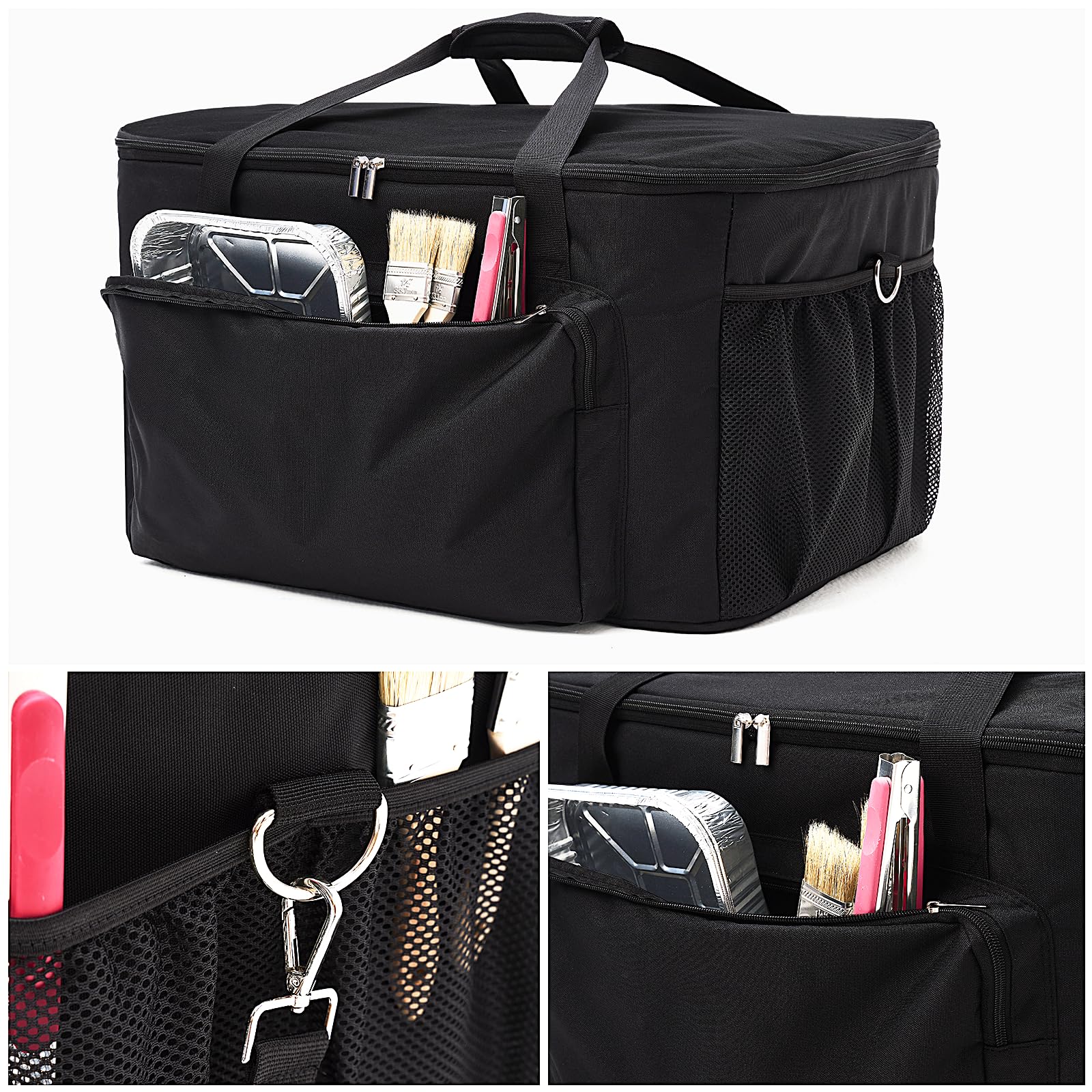 TRAVELIT bag with grill showing scale and fit for Ninja Woodfire OG300 and OG700