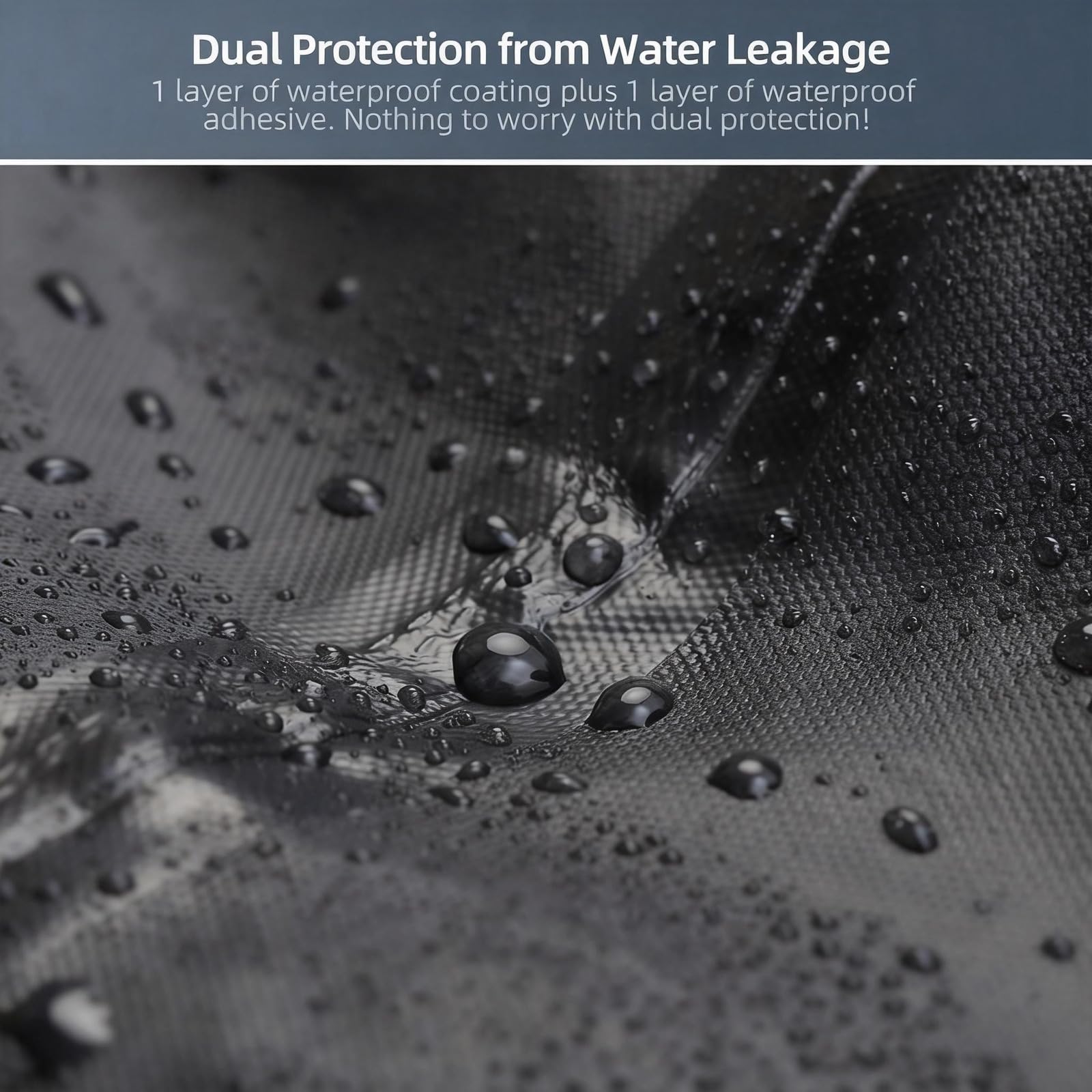 TRAVELIT close-up of 600D fabric texture showing durable water resistance