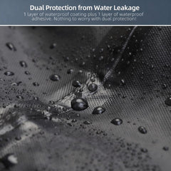 TRAVELIT close-up of 600D fabric texture showing durable water resistance