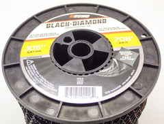 Traverse Creek Echo close-up of .105-inch line diameter, delivers consistent cutting