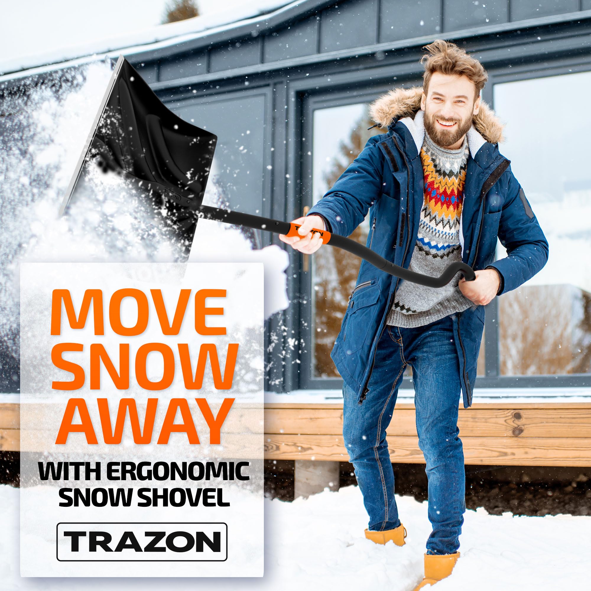 Trazon garage storage hung on hook for convenient space-saving