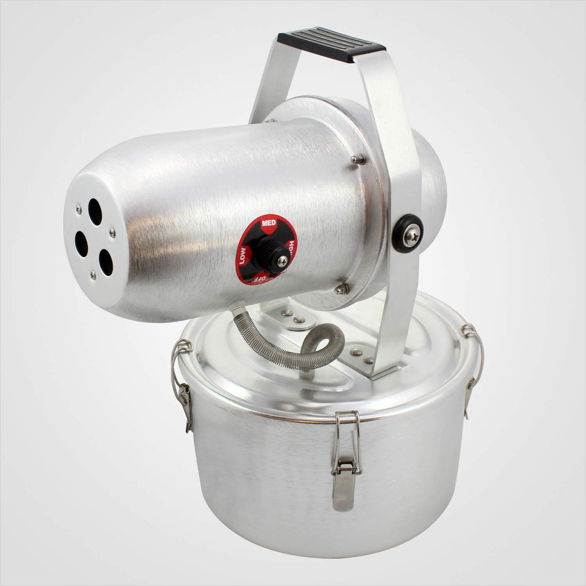 Treasure Hunter Silver Bullet front view showing metal build and handle, durable use benefit