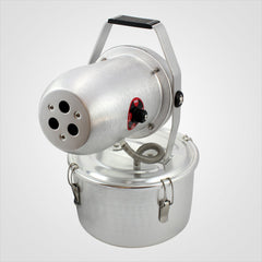 Treasure Hunter Silver Bullet close-up of triple nozzles and adjustment knob, precise coverage benefit
