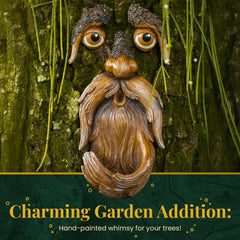 Tree Poetry close-up of hand-painted detail highlighting crisp colors and charm