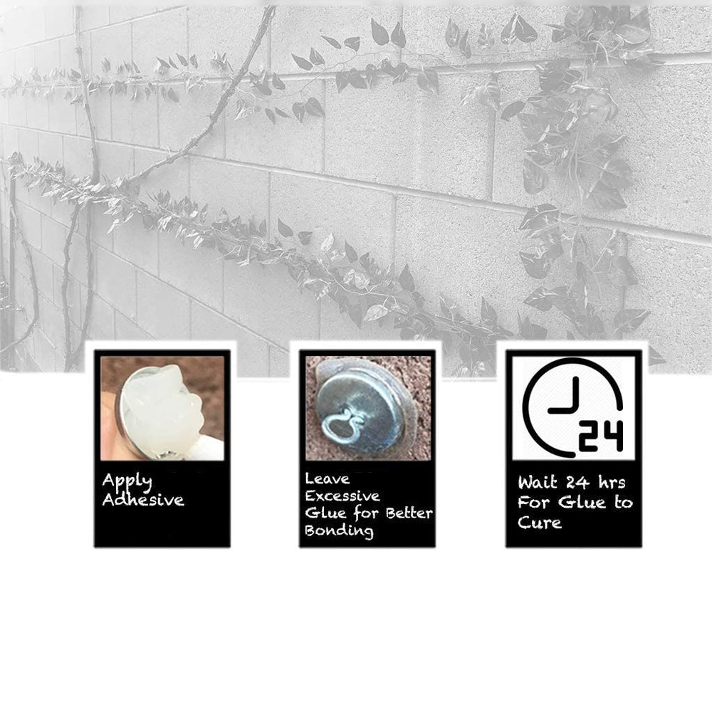 Trellis Anchors adhesive tube top view showing weatherproof silicone for strong outdoor bonds
