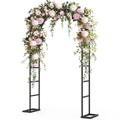 Trellume front view of garden arch showing elegant entrance and sturdy frame
