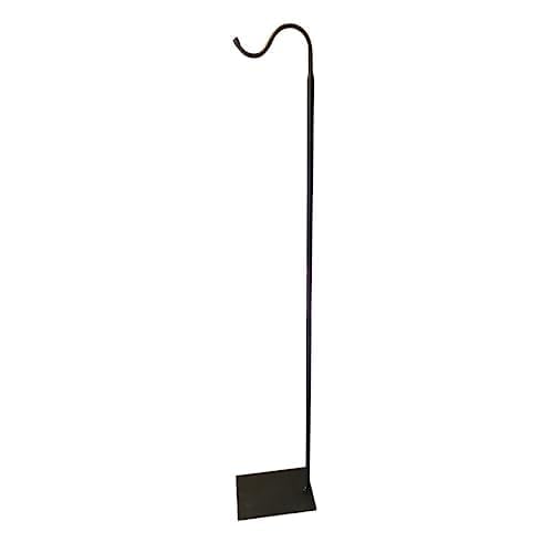 Trend Jockey front view of 60 inch shepherd's hook showing elegant finish and stability
