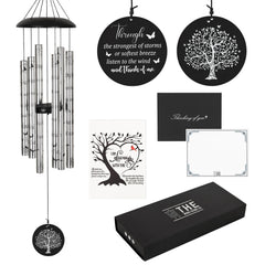 Trend Jockey front view wind chime showing elegant deep-tone design and calming presence