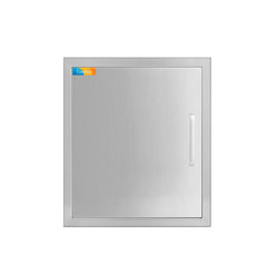 Treshin front view access door showing sleek stainless finish and professional look