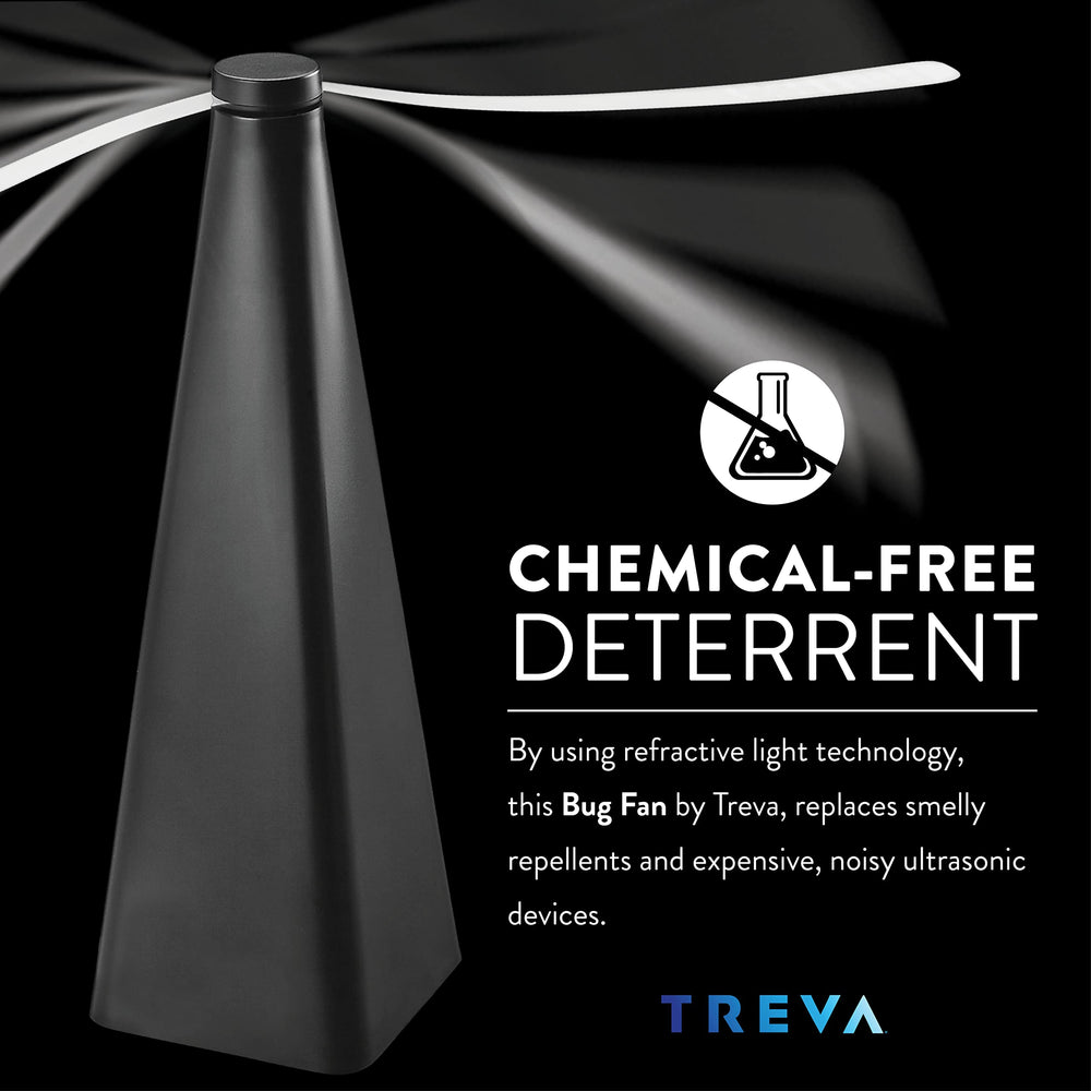 Treva in use on picnic table protecting food and diners from flies