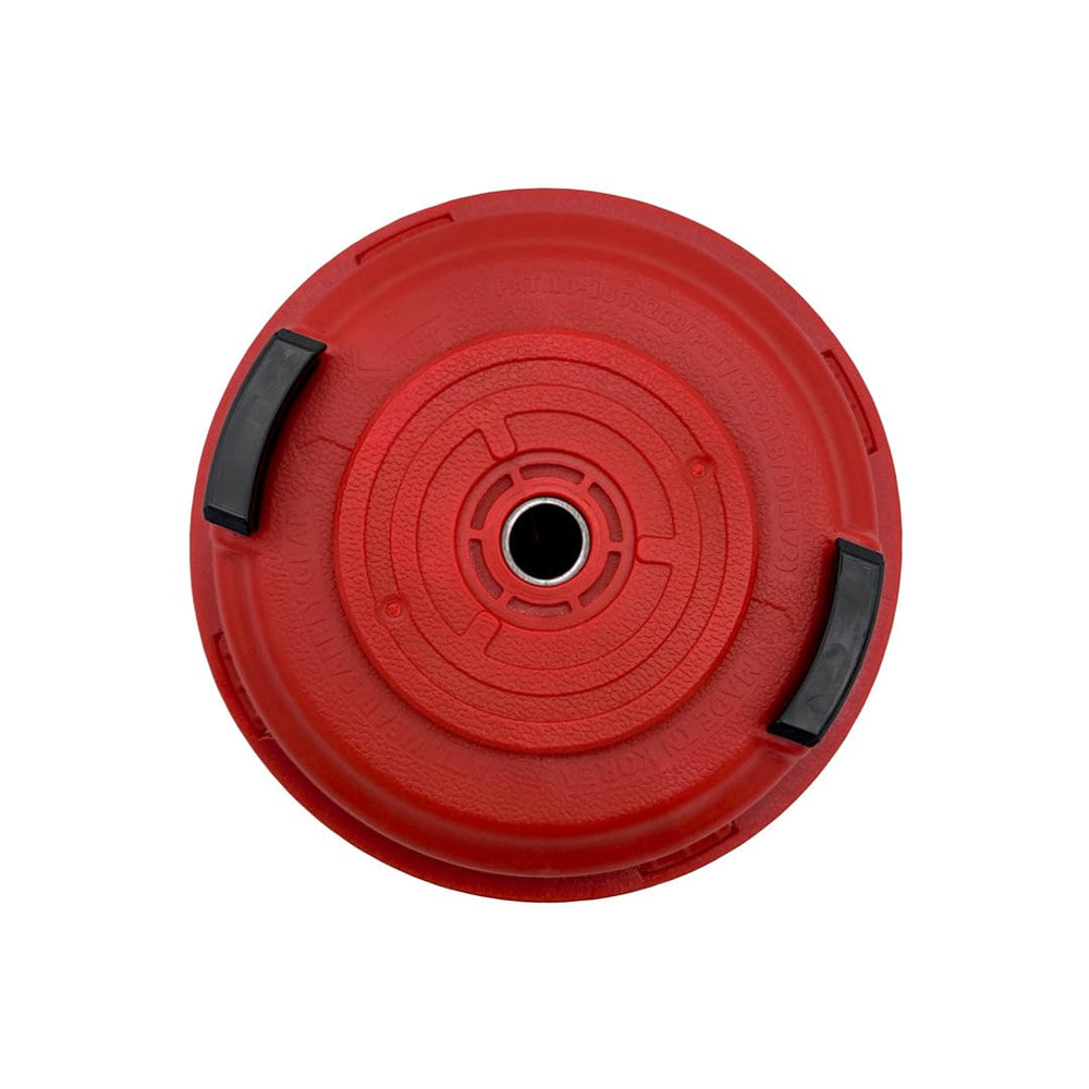 Tri-clone TREX 1000 spool cap detail with arrows for fast, accurate loading