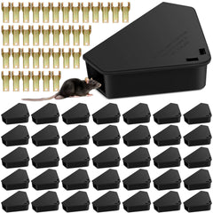 Trihood bait station front view showing compact secure housing and easy placement benefit