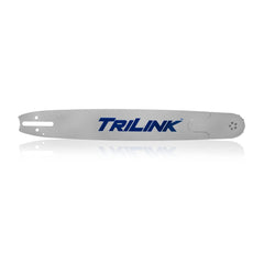 Trilink close-up of chain cutters and drive links, highlighting sharpness and durable teeth