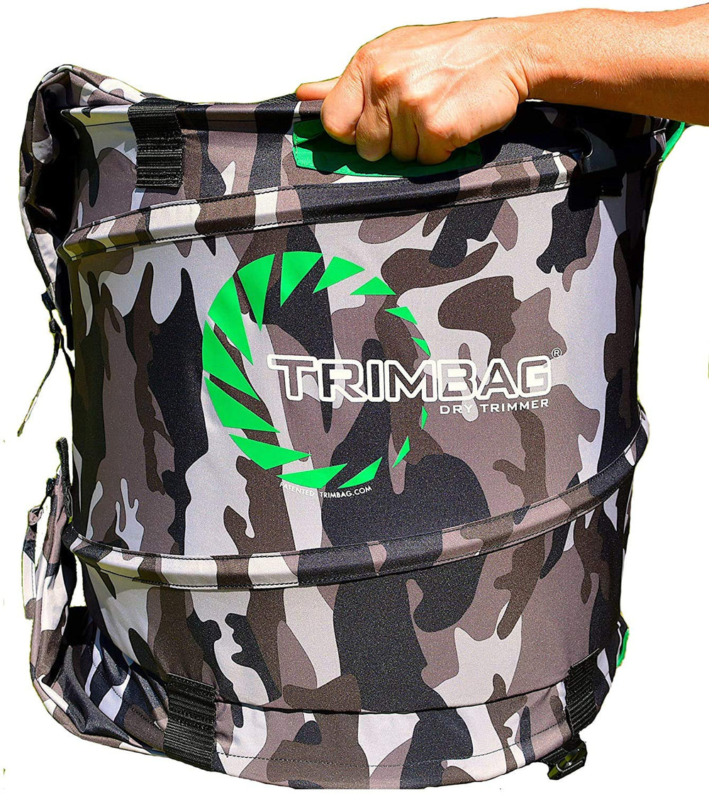 Trimbag accessories laid out including shears hangers bags for convenience