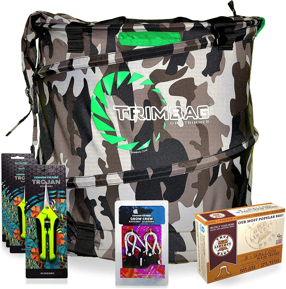 Trimbag camo front packaging showing kit contents and portable benefit