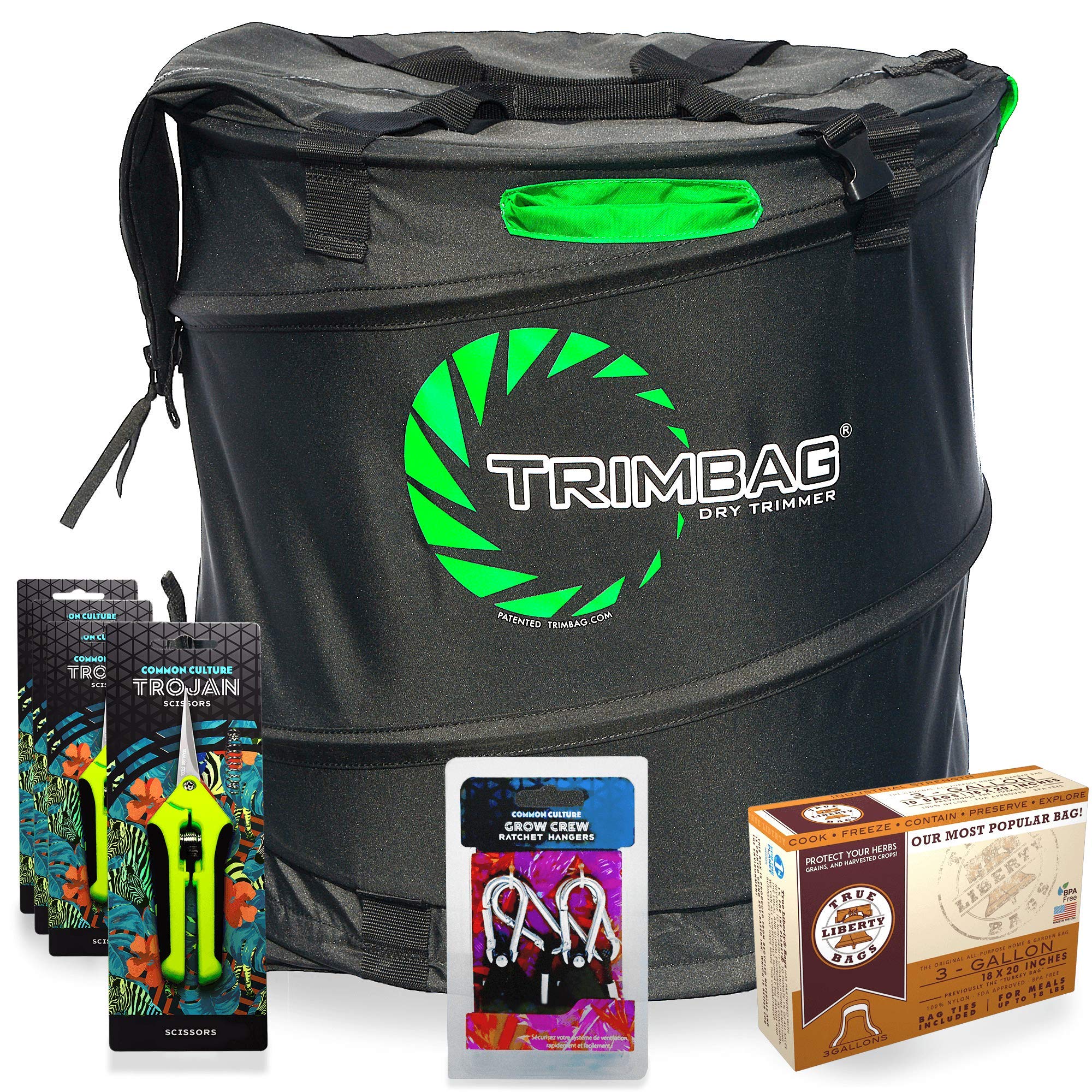 Trimbag front packaging showing kit components and quick benefits