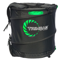 Trimbag front view collapsed in carrying case showing compact portability and easy transport