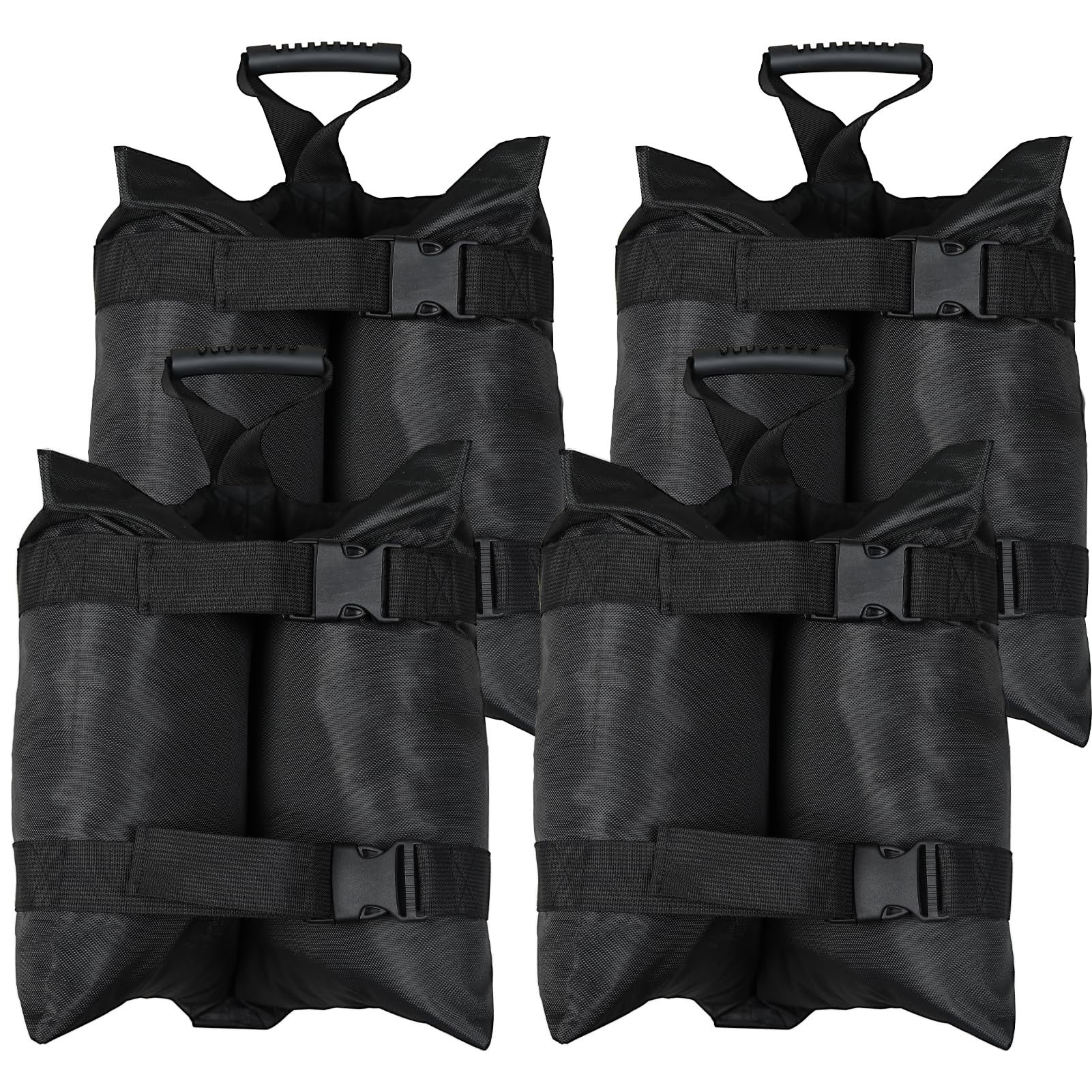TRINKA front view of four canopy weights showing stable base and design benefits